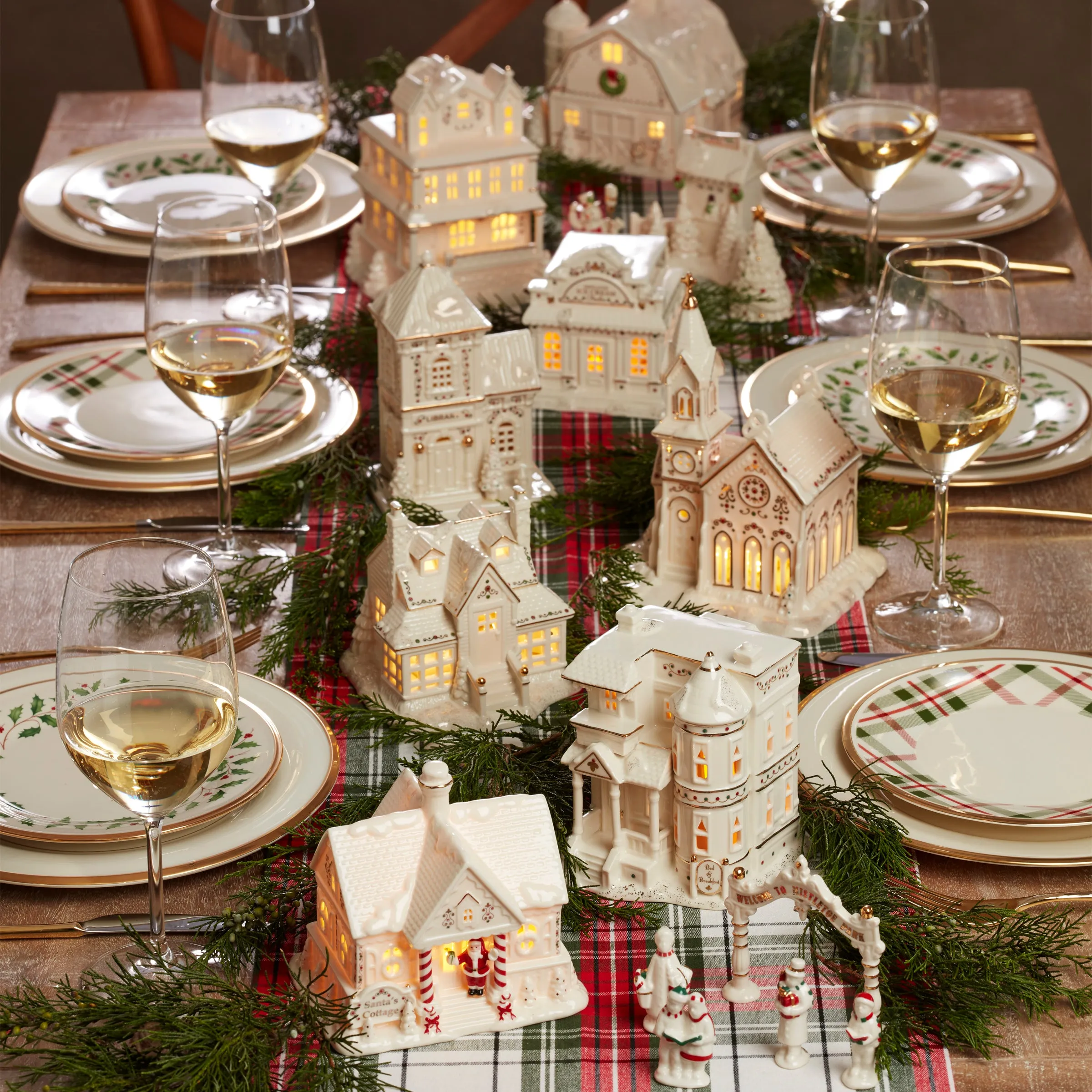 Mistletoe Park Light-Up Village Church Figurine
