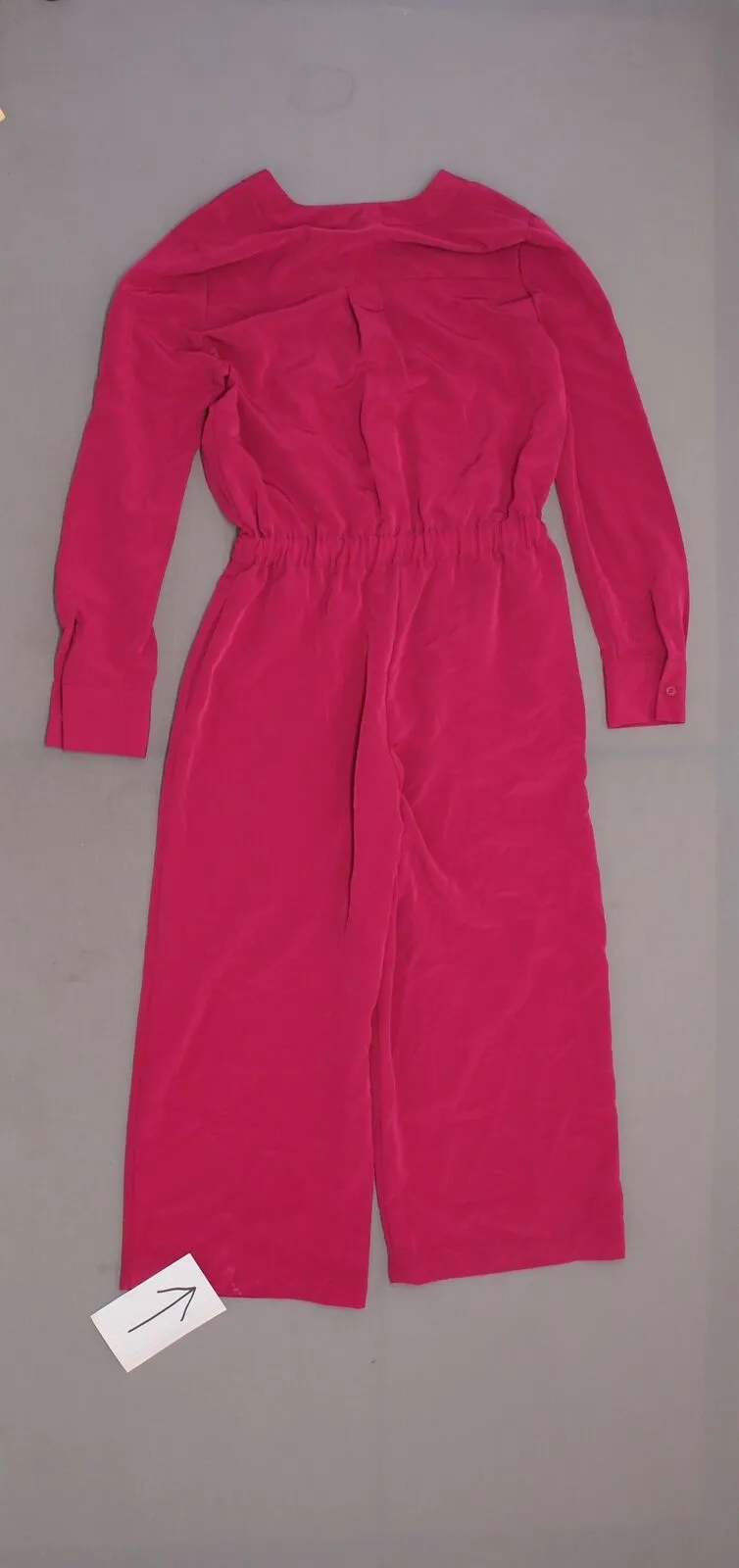 Mossimo Women's Easy Waist Boiler Jumpsuit Rich Magenta Small