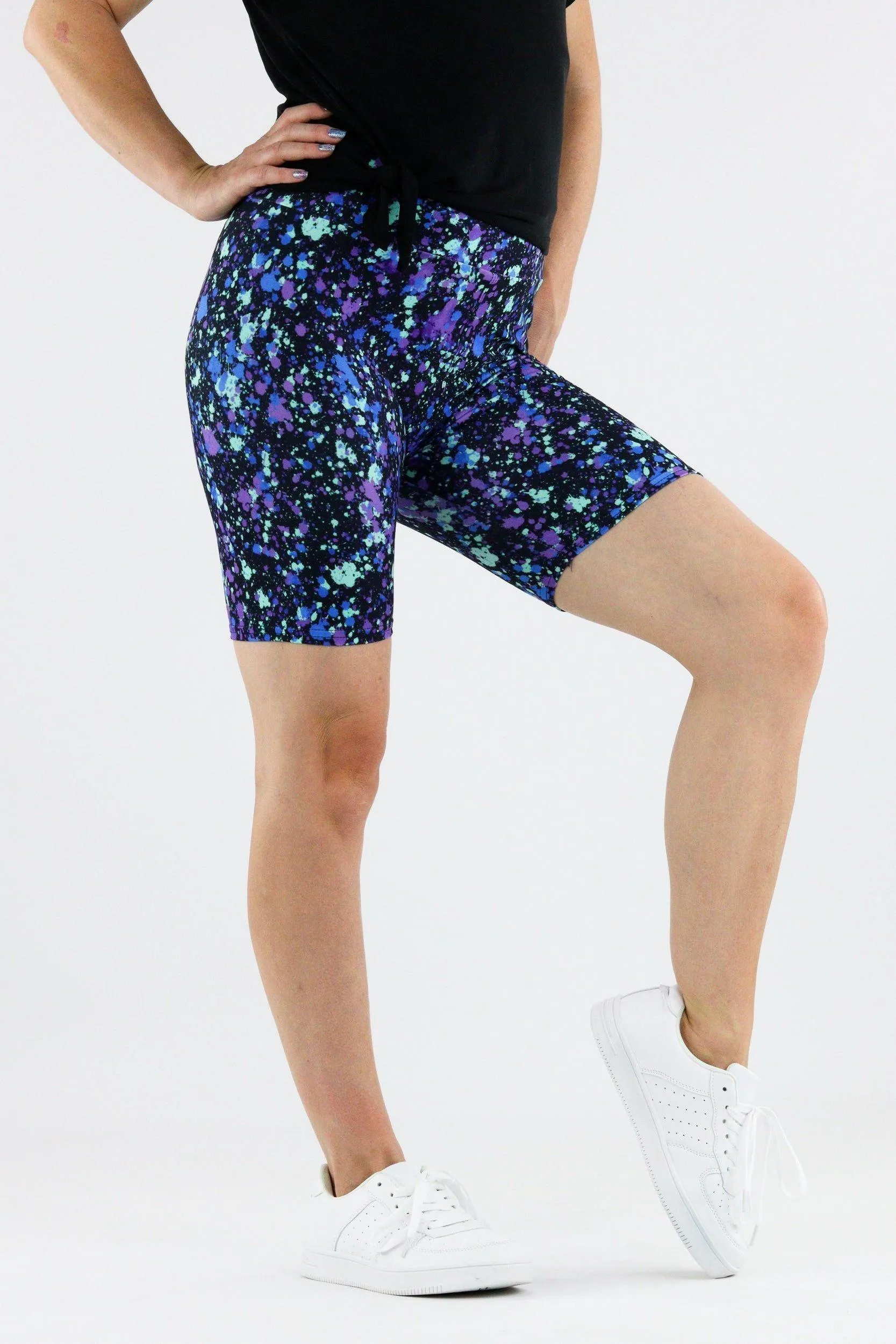 Neon Paint - Casual Mid Shorts