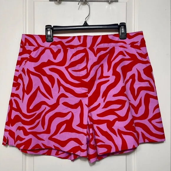 New SPANX ON THE GO PRINT 5.5&quot; SHORTS in Zebra Print  XL