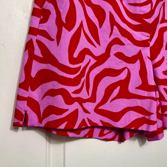 New SPANX ON THE GO PRINT 5.5&quot; SHORTS in Zebra Print  XL
