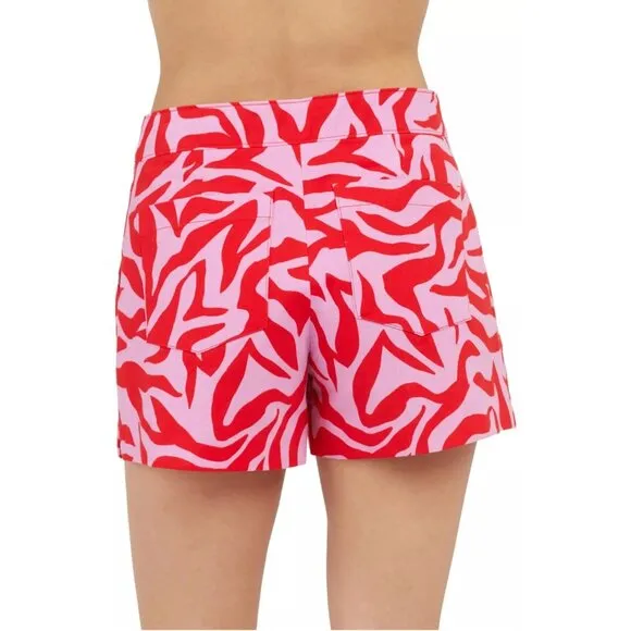 New SPANX ON THE GO PRINT 5.5&quot; SHORTS in Zebra Print  XL