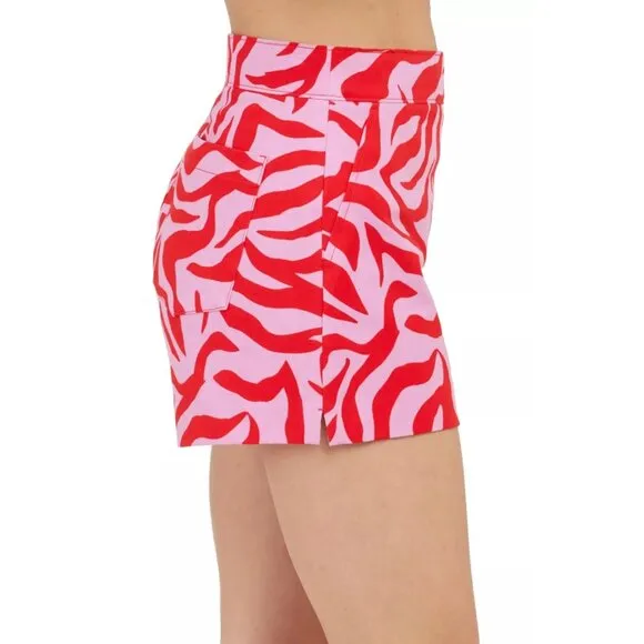 New SPANX ON THE GO PRINT 5.5&quot; SHORTS in Zebra Print  XL