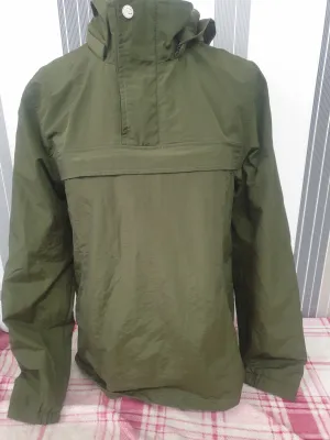 NEW WITH TAGS Green HKM showerproof over head  jacket  FREE POSTAGE 🟢