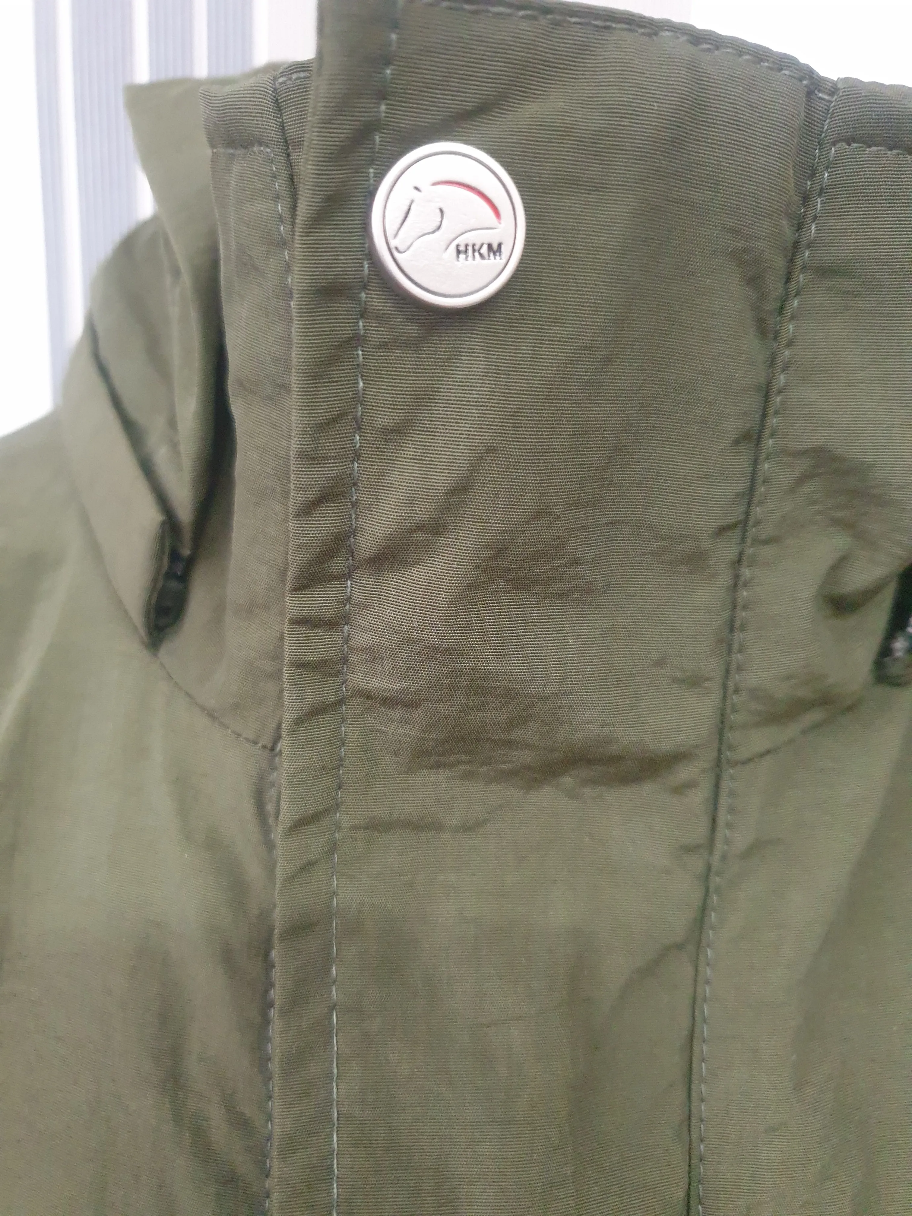 NEW WITH TAGS Green HKM showerproof over head  jacket  FREE POSTAGE 🟢