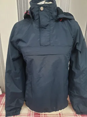NEW WITH TAGS Navy HKM showerproof over head jacket FREE POSTAGE 🟢