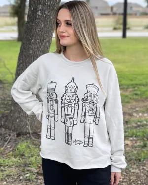 Nutcracker Outline Sweatshirt - Wholesale