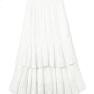 NWT REBECCA TAYLOR Ice Cap Fil Coupe skirt In Snow