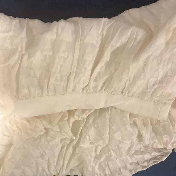 NWT REBECCA TAYLOR Ice Cap Fil Coupe skirt In Snow
