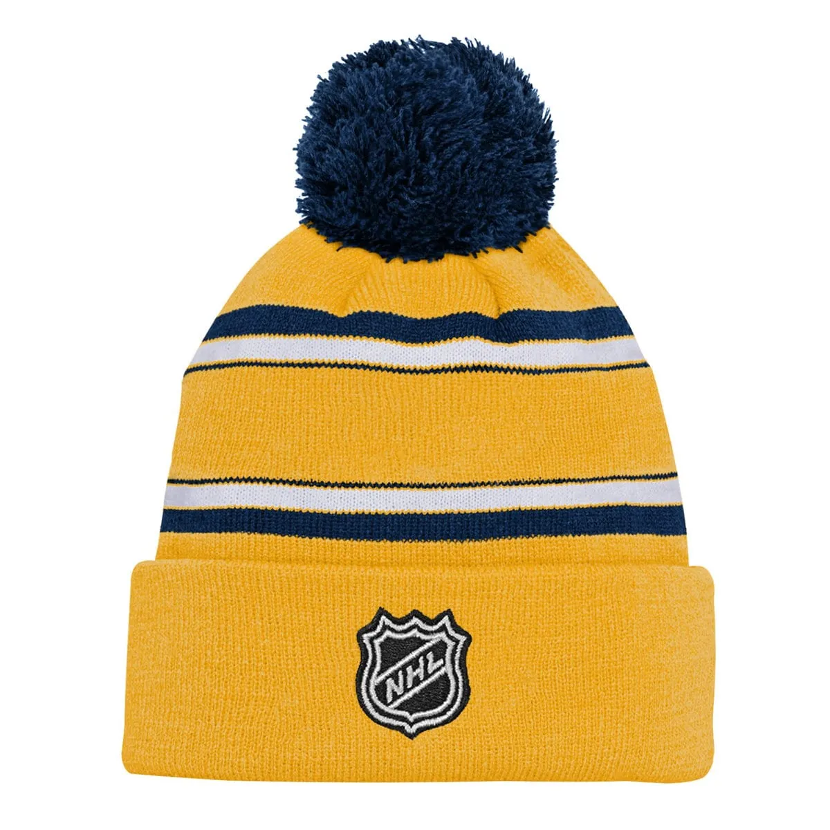 Outer Stuff NHL Jacquard Wordark Youth Toque - Nashville Predators