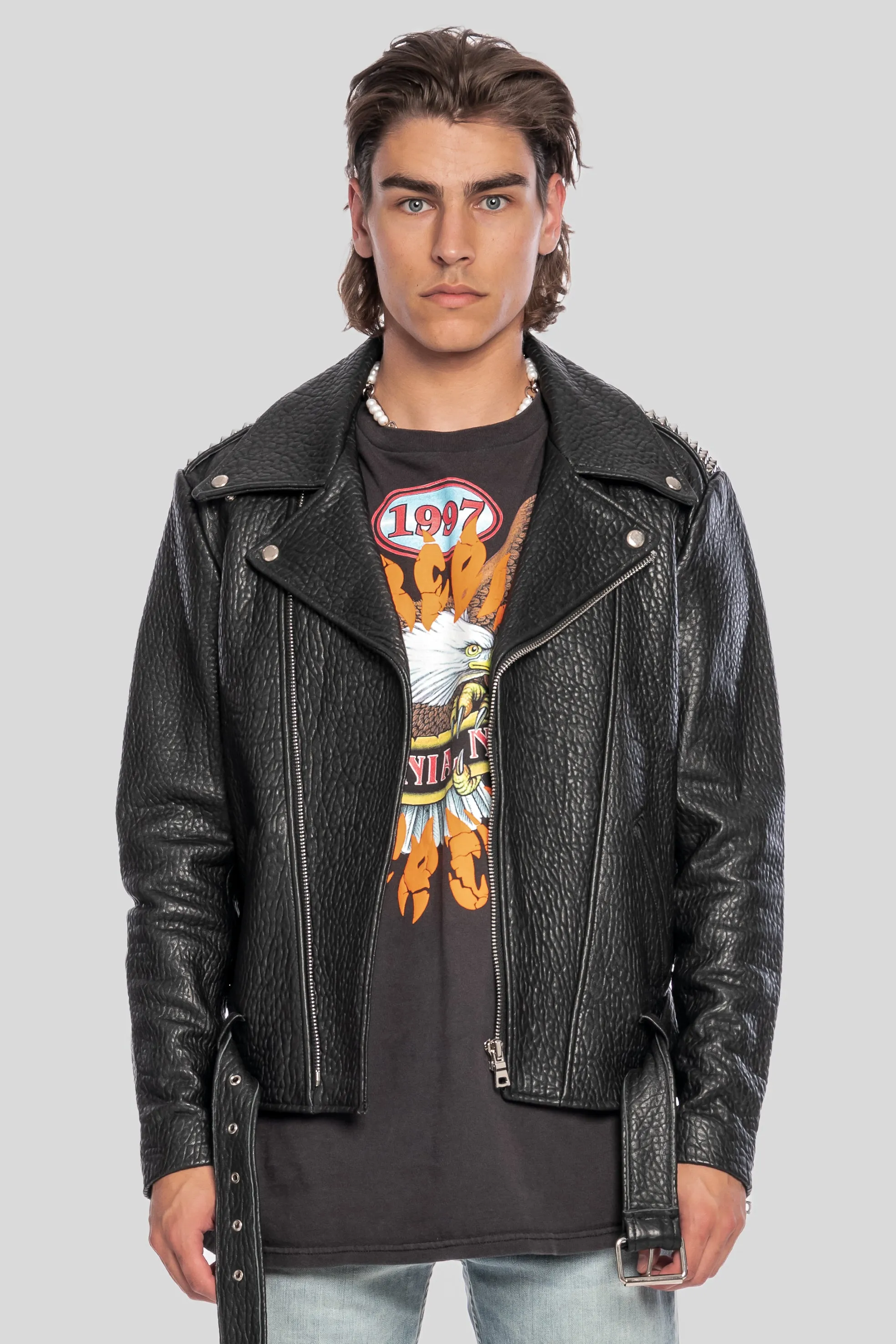 PEBBLED BIKER