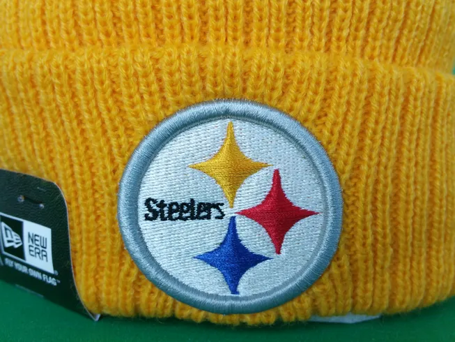Pittsburgh Steelers Traditional Stripe Pom Toque