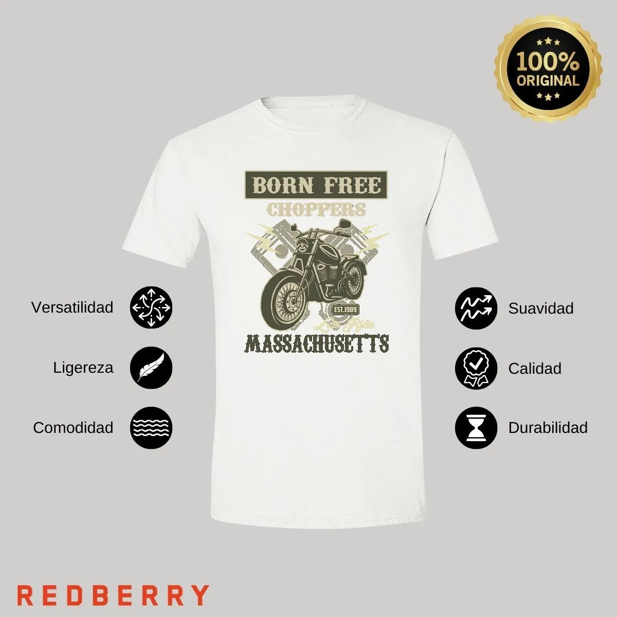 Playera Hombre Motos Biker Motociclista MS1003