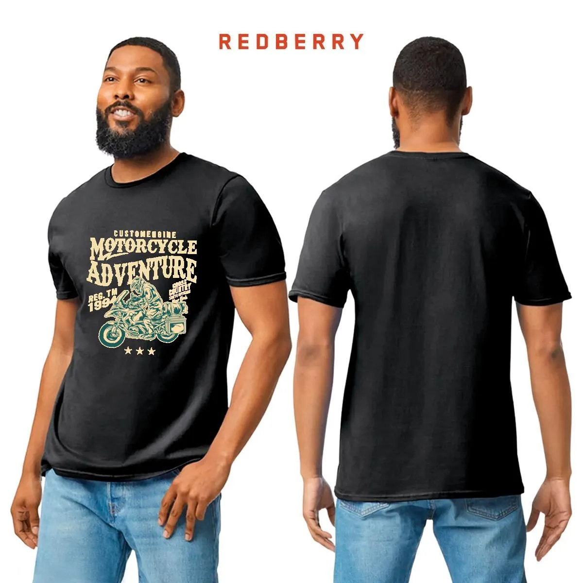 Playera Hombre Motos Biker Motociclista MS1011
