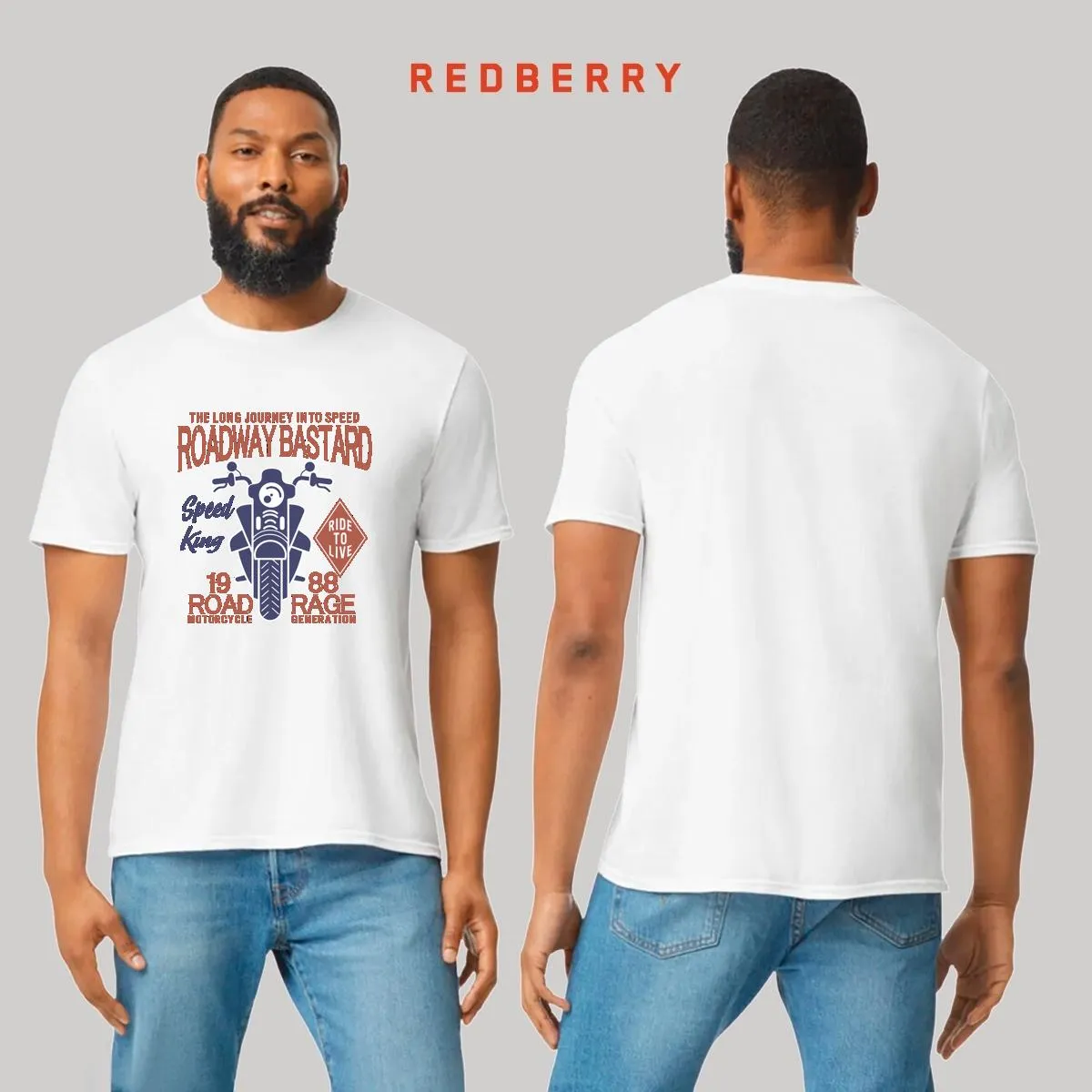 Playera Hombre Motos Biker Motociclista MS1015