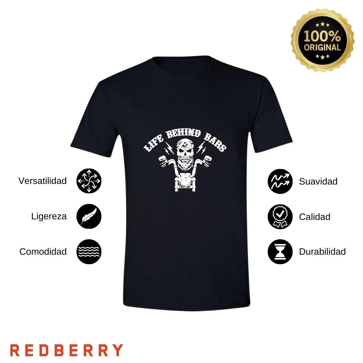 Playera Hombre Motos Biker Motociclista MS1017