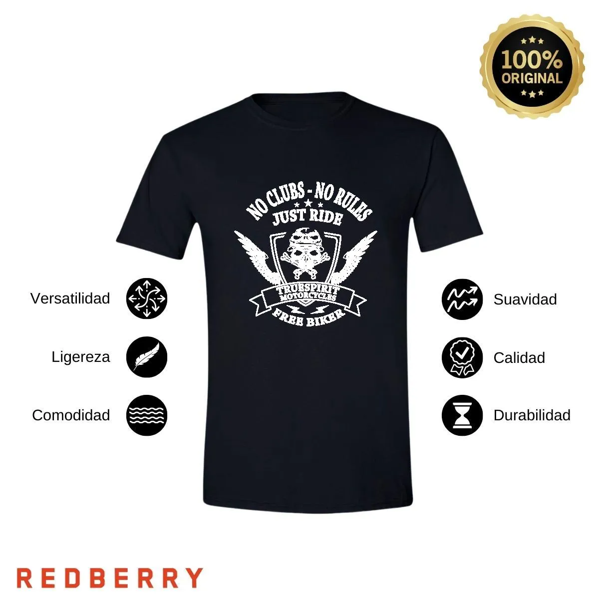 Playera Hombre Motos Biker Motociclista MS1049
