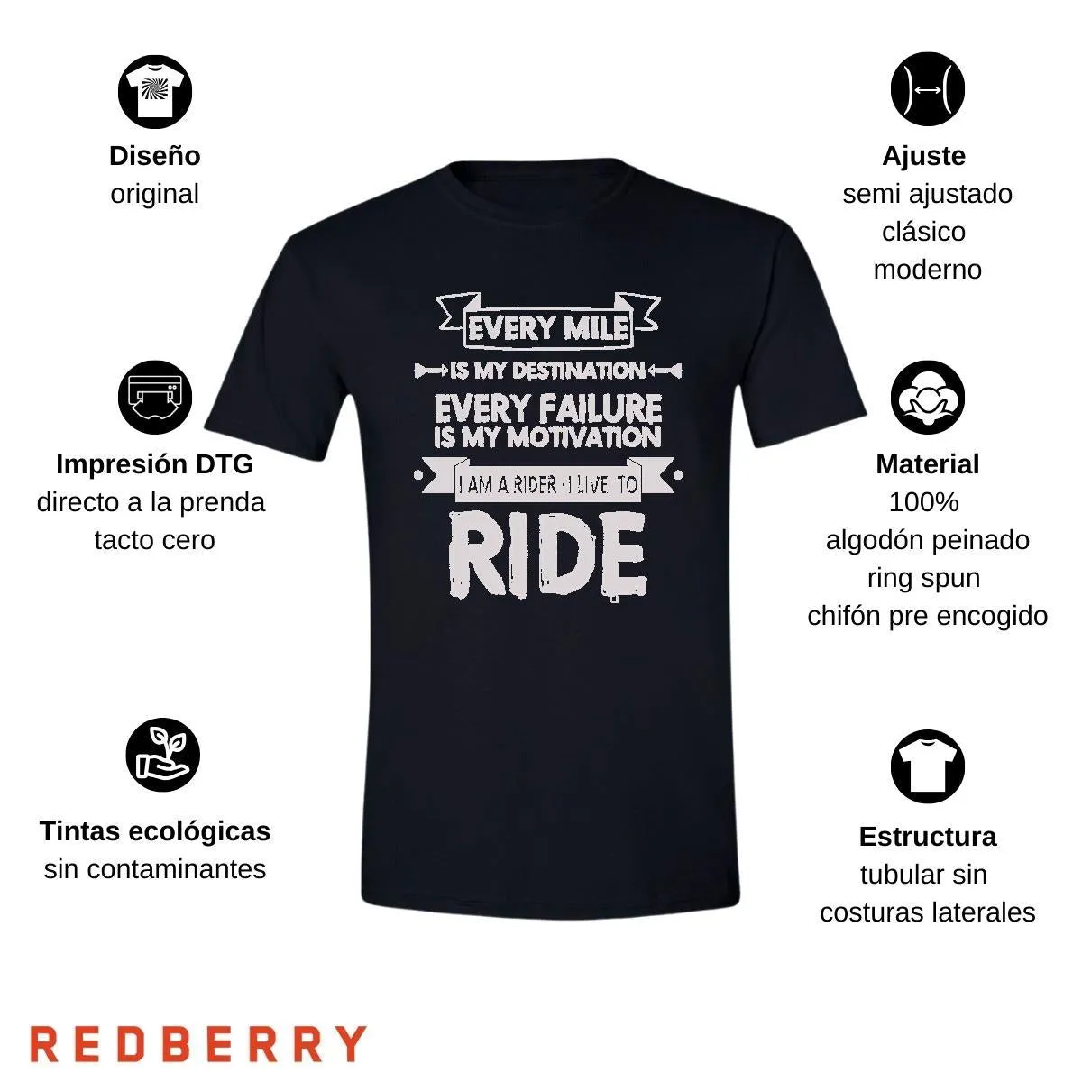 Playera Hombre Motos Biker Motociclista MS2029
