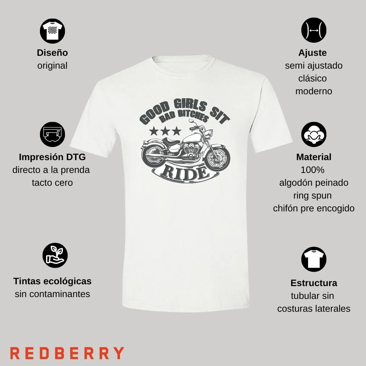 Playera Hombre Motos Biker Motociclista MS2040