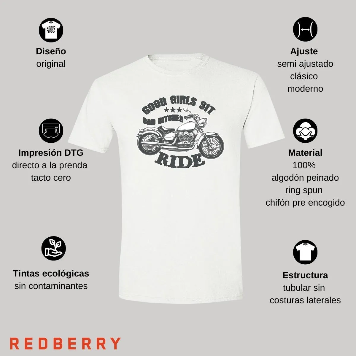 Playera Hombre Motos Biker Motociclista MS2041