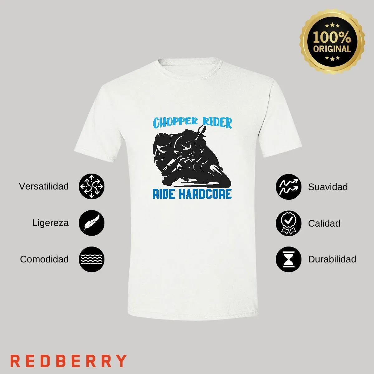 Playera Hombre Motos Biker Motociclista MS2047