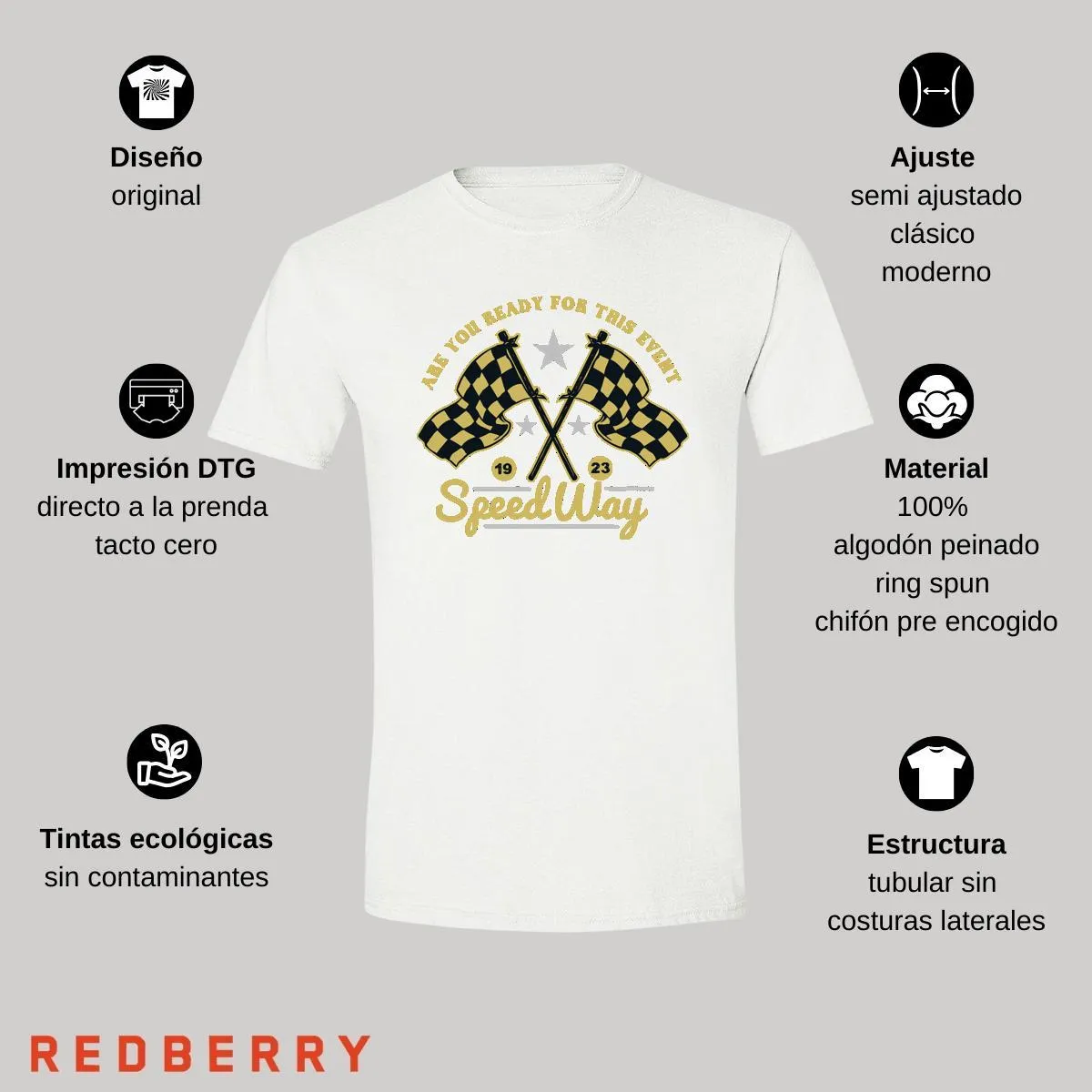 Playera Hombre Motos Biker Motociclista MS2079