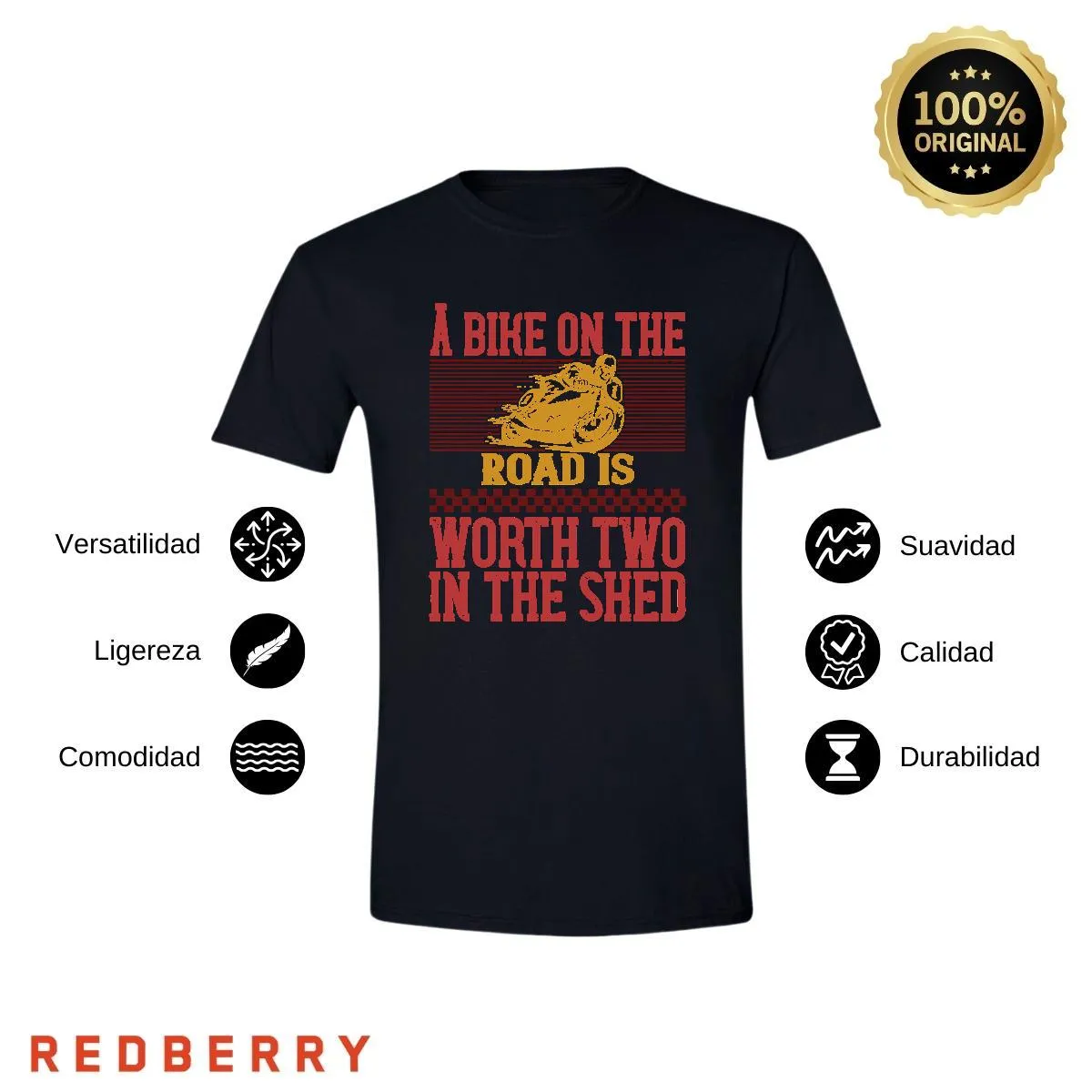 Playera Hombre Motos Biker Motociclista MS3001