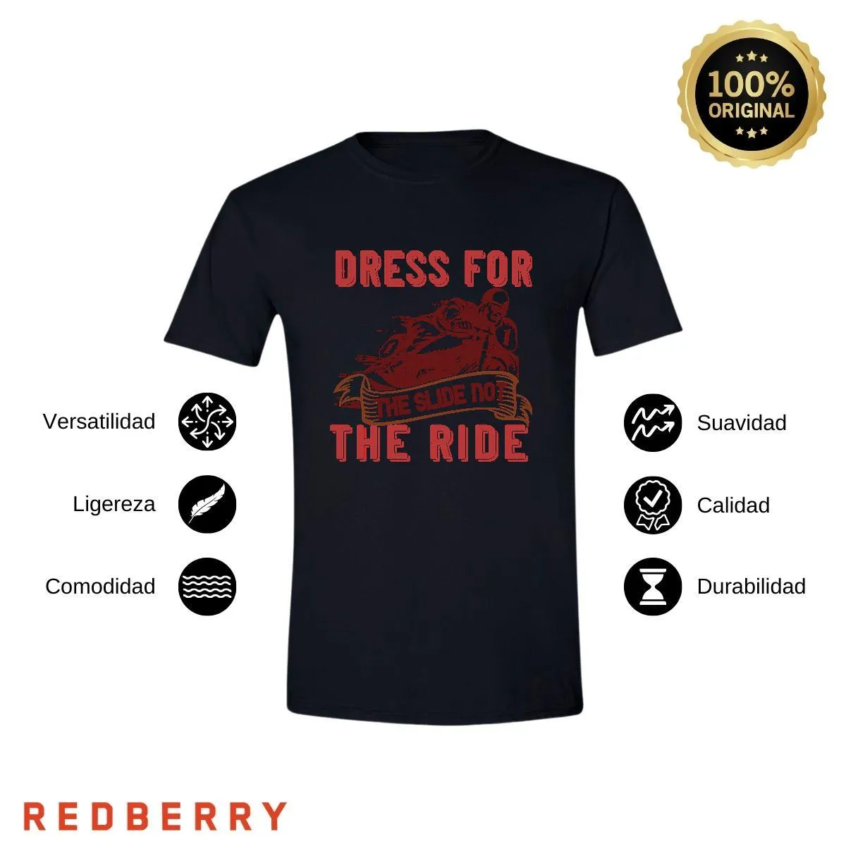 Playera Hombre Motos Biker Motociclista MS3006