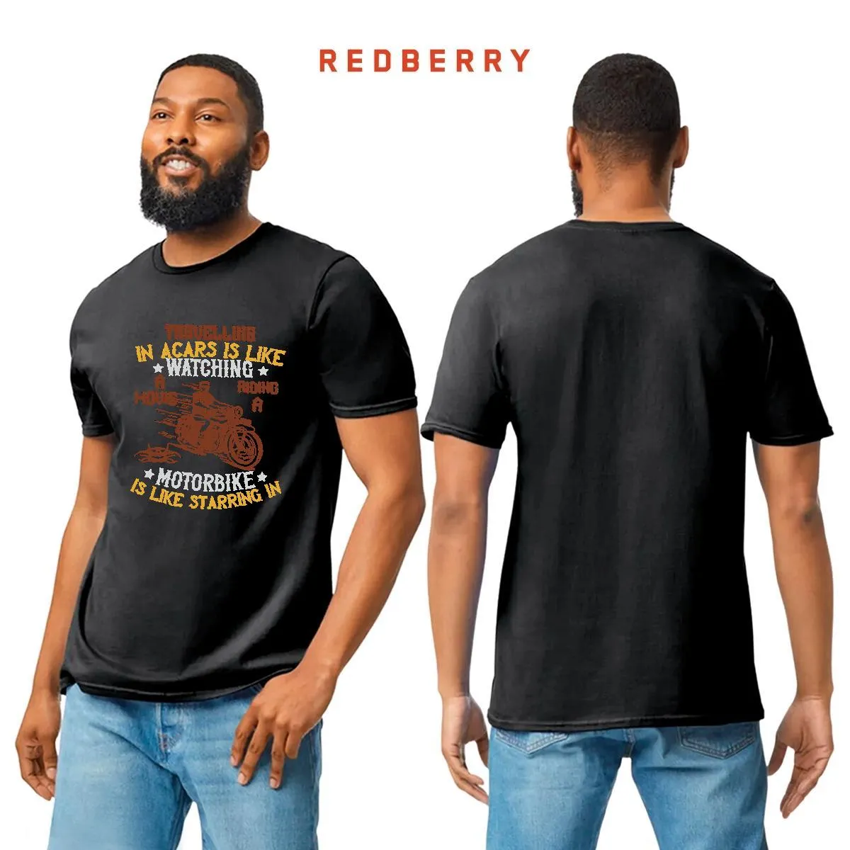 Playera Hombre Motos Biker Motociclista MS3039
