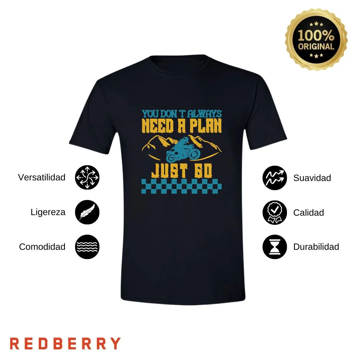 Playera Hombre Motos Biker Motociclista MS3048