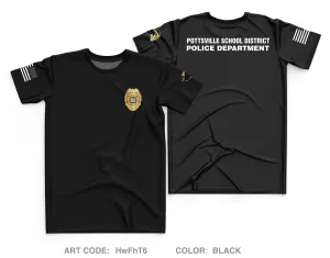Pottsville school district police department Core Men's SS Performance Tee - HwFhT6