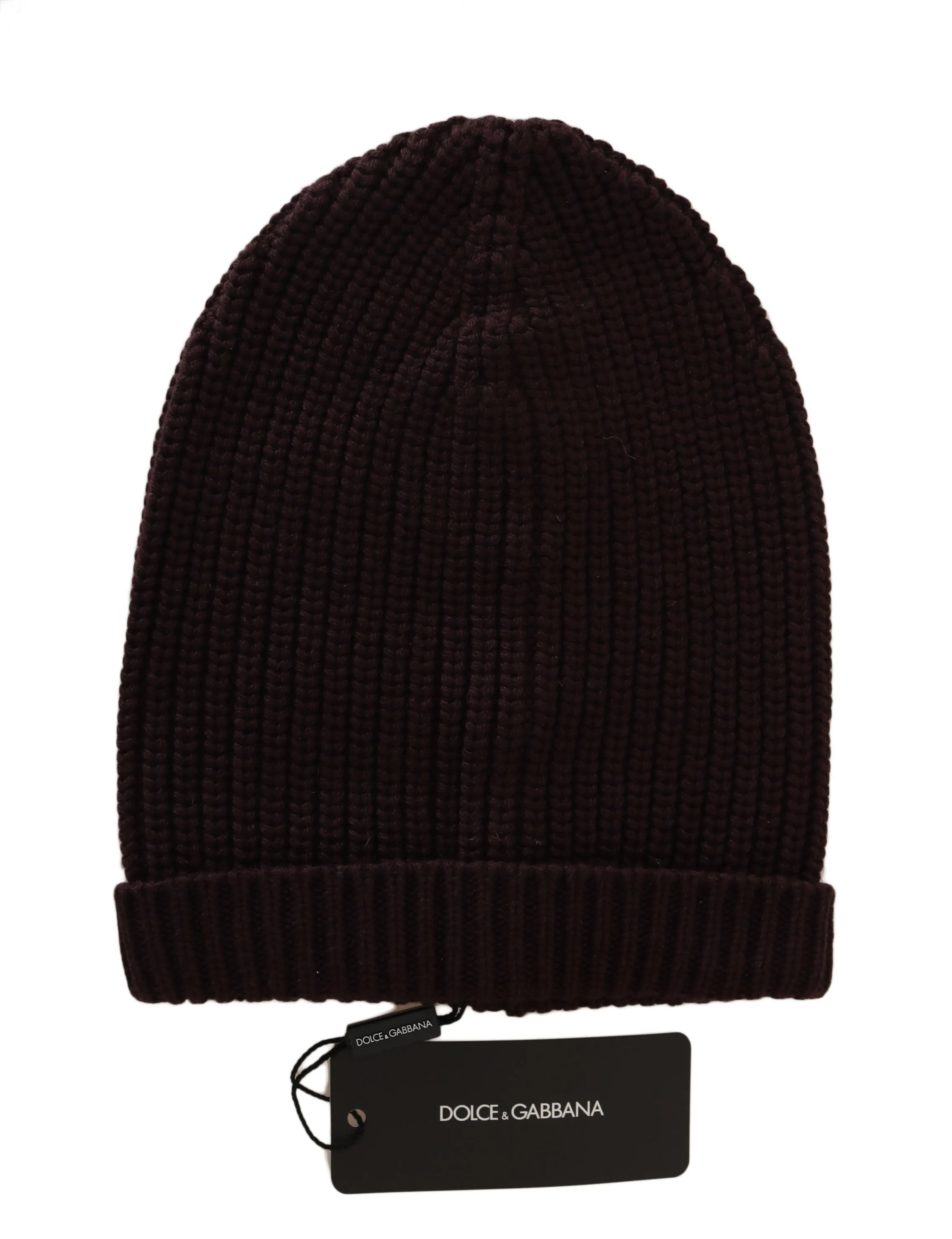 Purple Beanie Cashmere Knit Winter Warm Hat