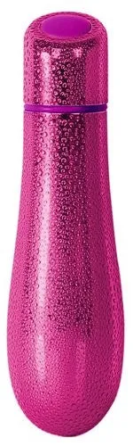Rain Power Bullet 3"textured 7 Function - Fushcia