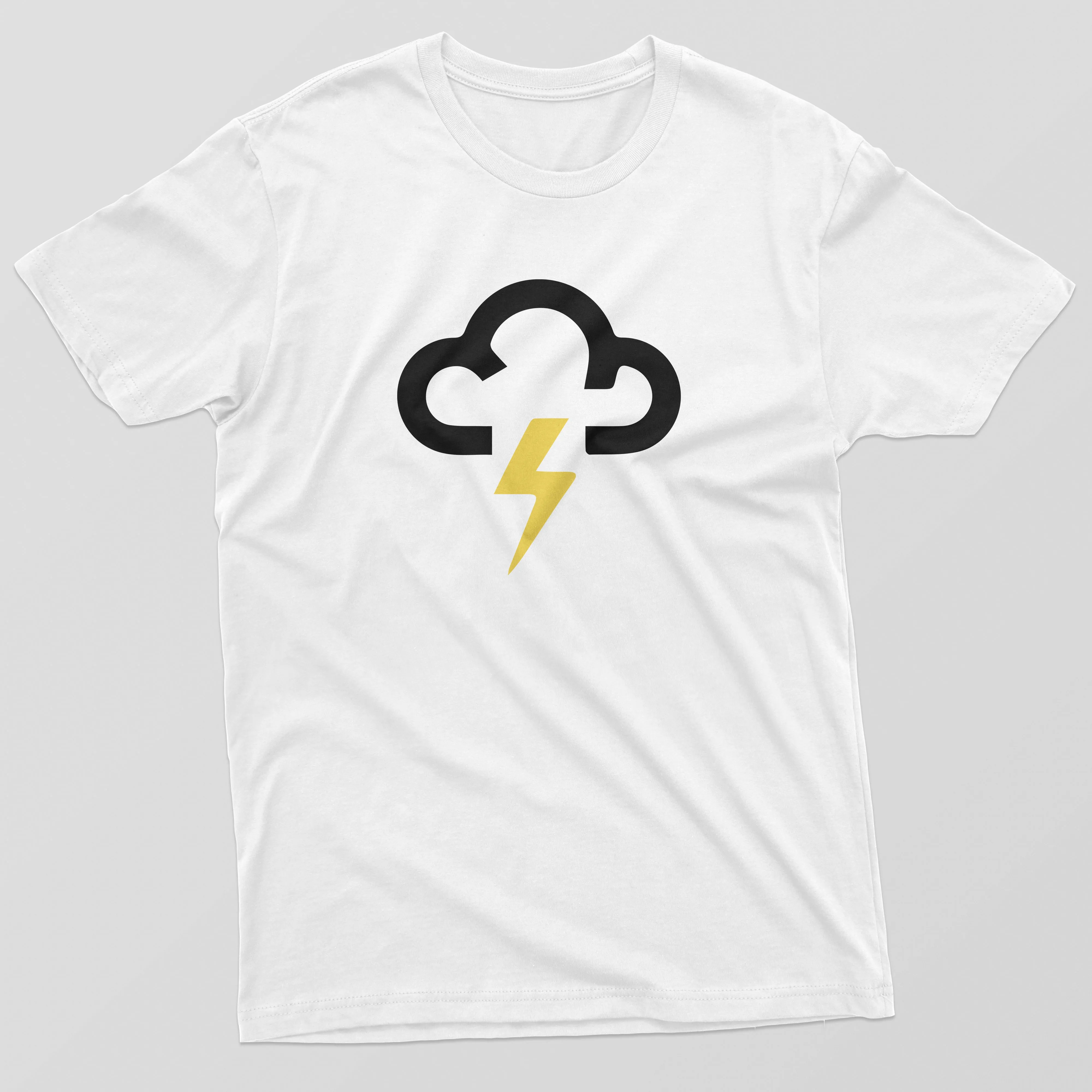 Reality Glitch Lightning Strike Weather Symbol Kids T-Shirt