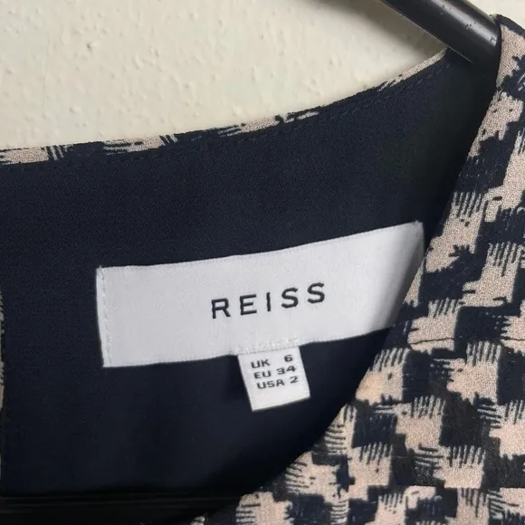 Reiss Nancy Geo-Print Dress