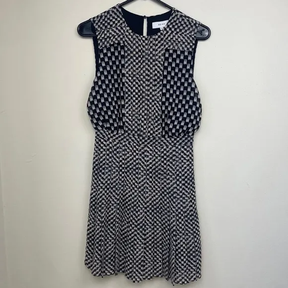 Reiss Nancy Geo-Print Dress