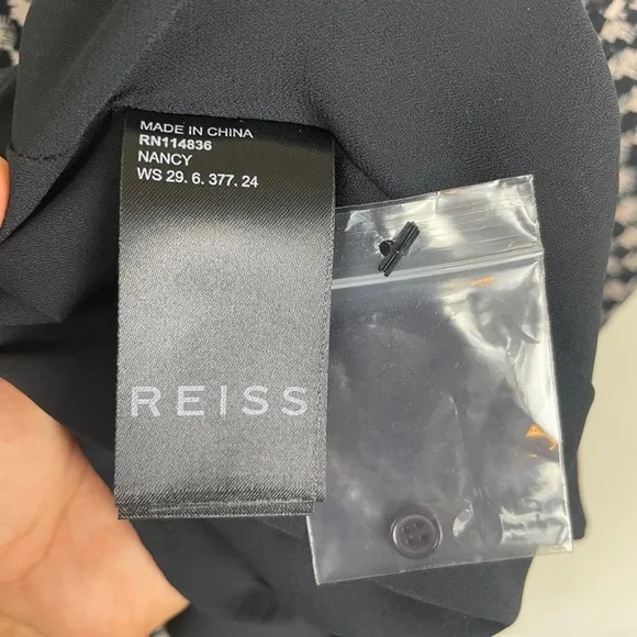 Reiss Nancy Geo-Print Dress