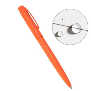 Rite in the Rain All Weather Clicker Metal Pen No. OR97 Orange with Black Ink