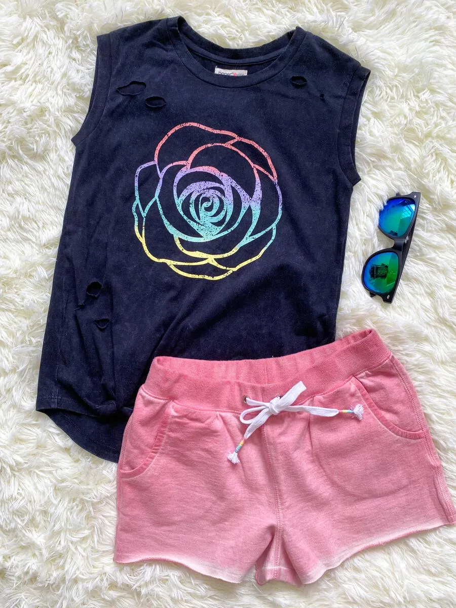 Rose Print Tank