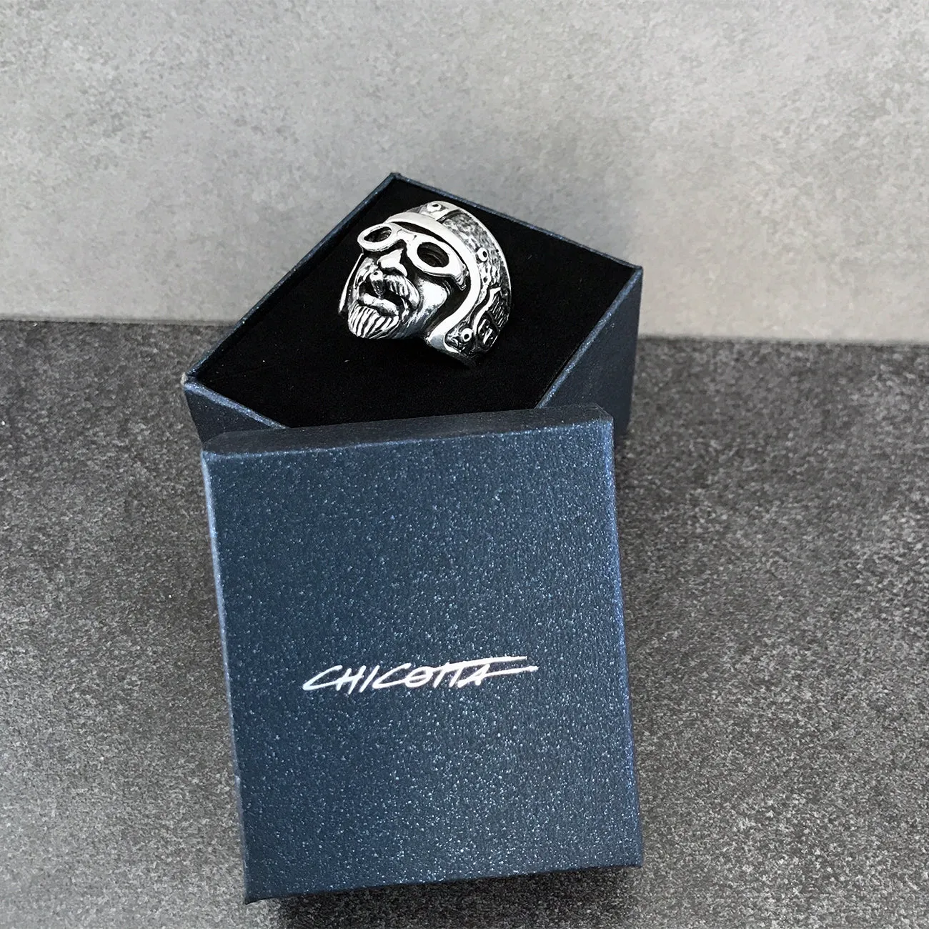 Route 66 "Will Rogers Highway" Sterling Silver Biker's Ring