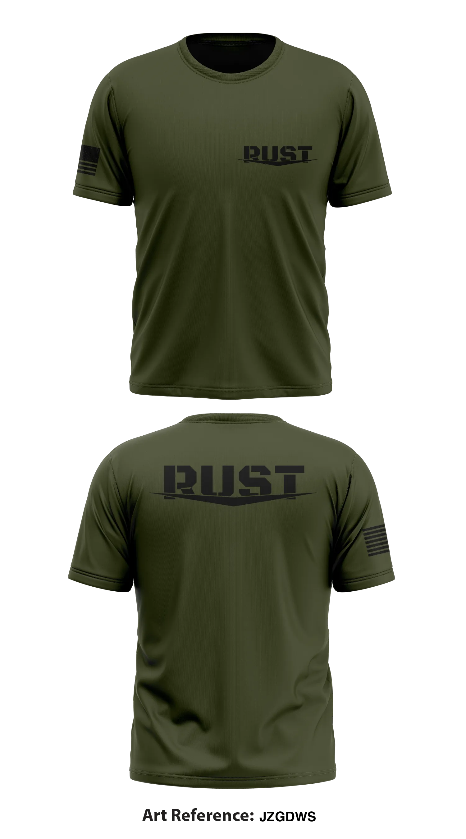 RUST Store 1 Core Men's SS Performance Tee - jzGDWs