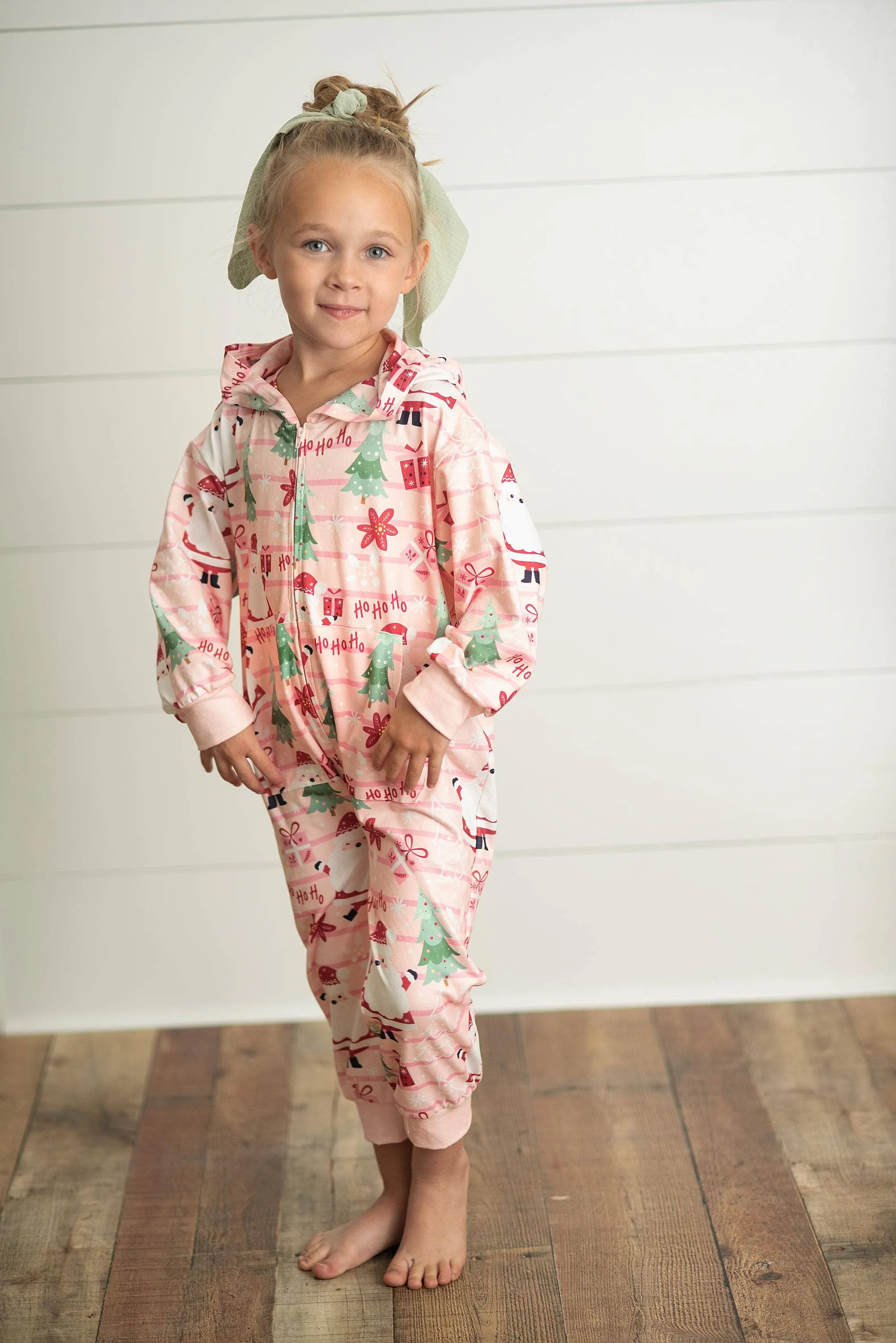 Santa Zip Hoodie Onesie