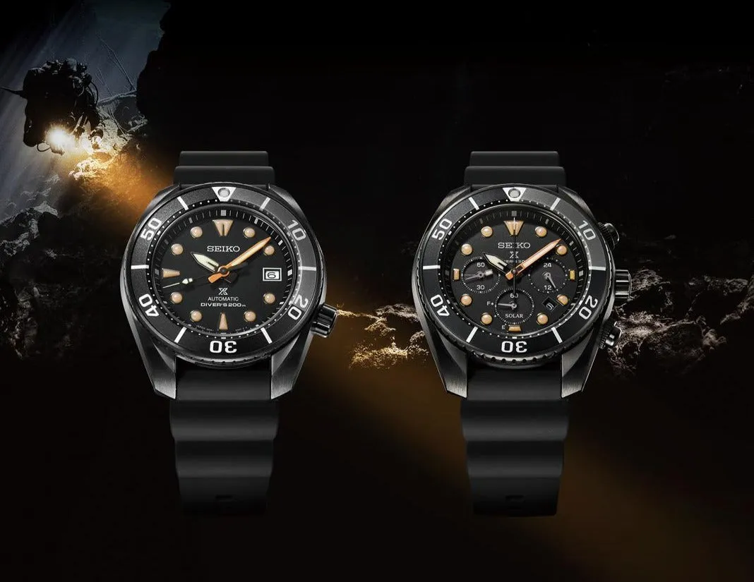 Seiko Prospex Mechanical Automatic 200M Diver The Black Series "Sumo" SPB125 (SBDC095)