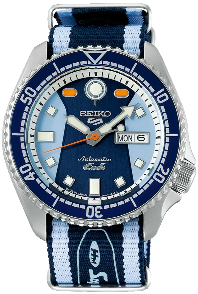 Seiko X Honda Super Cub 5 Sports 55th Anniversary SKX Sense Style Blue Limited Edition SRPK37