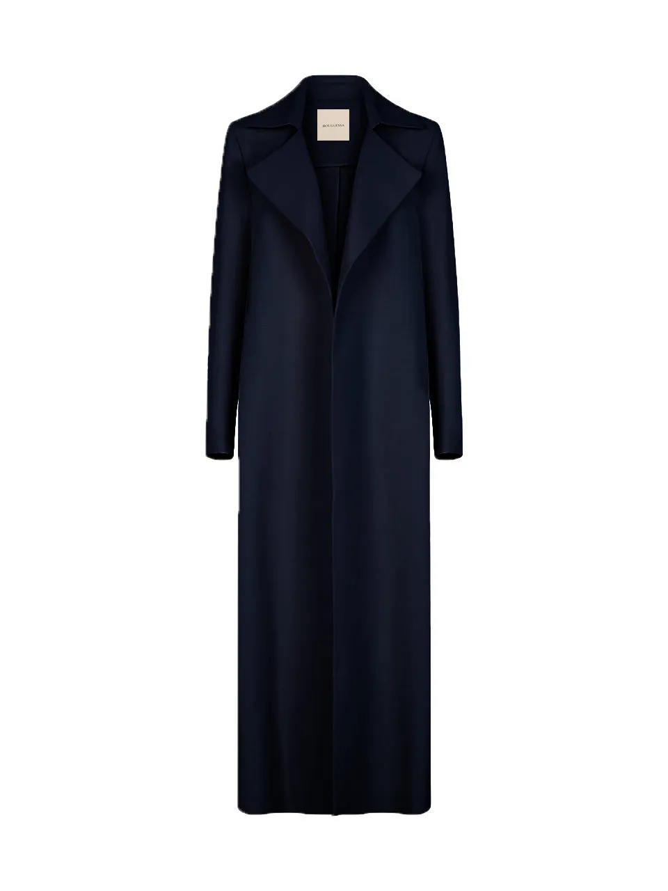 Sheikha Long Trench - Dark Blue