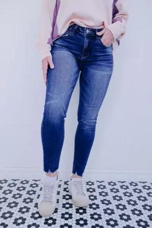 Simeon High Rise Cropped Skinny Jeans