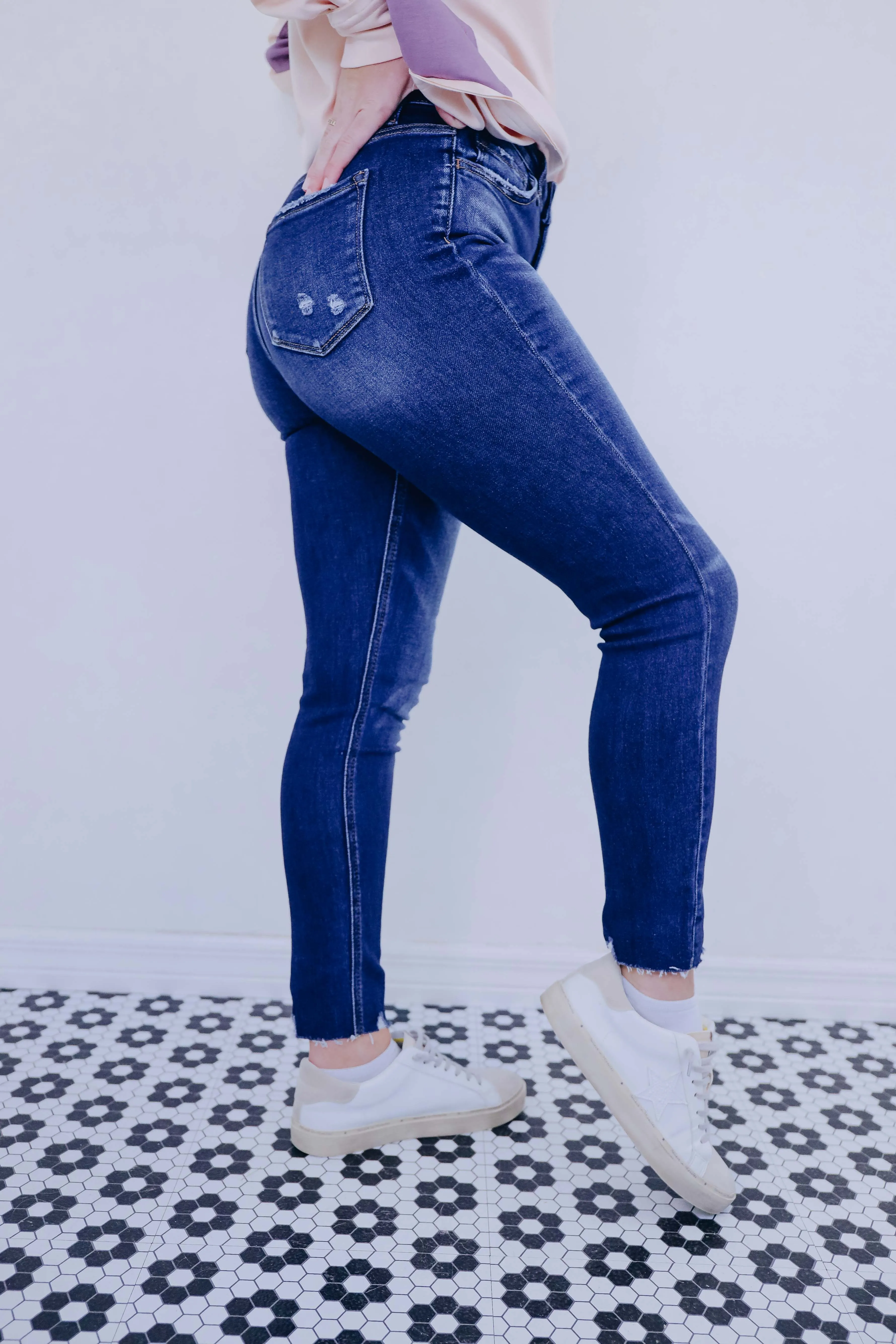 Simeon High Rise Cropped Skinny Jeans