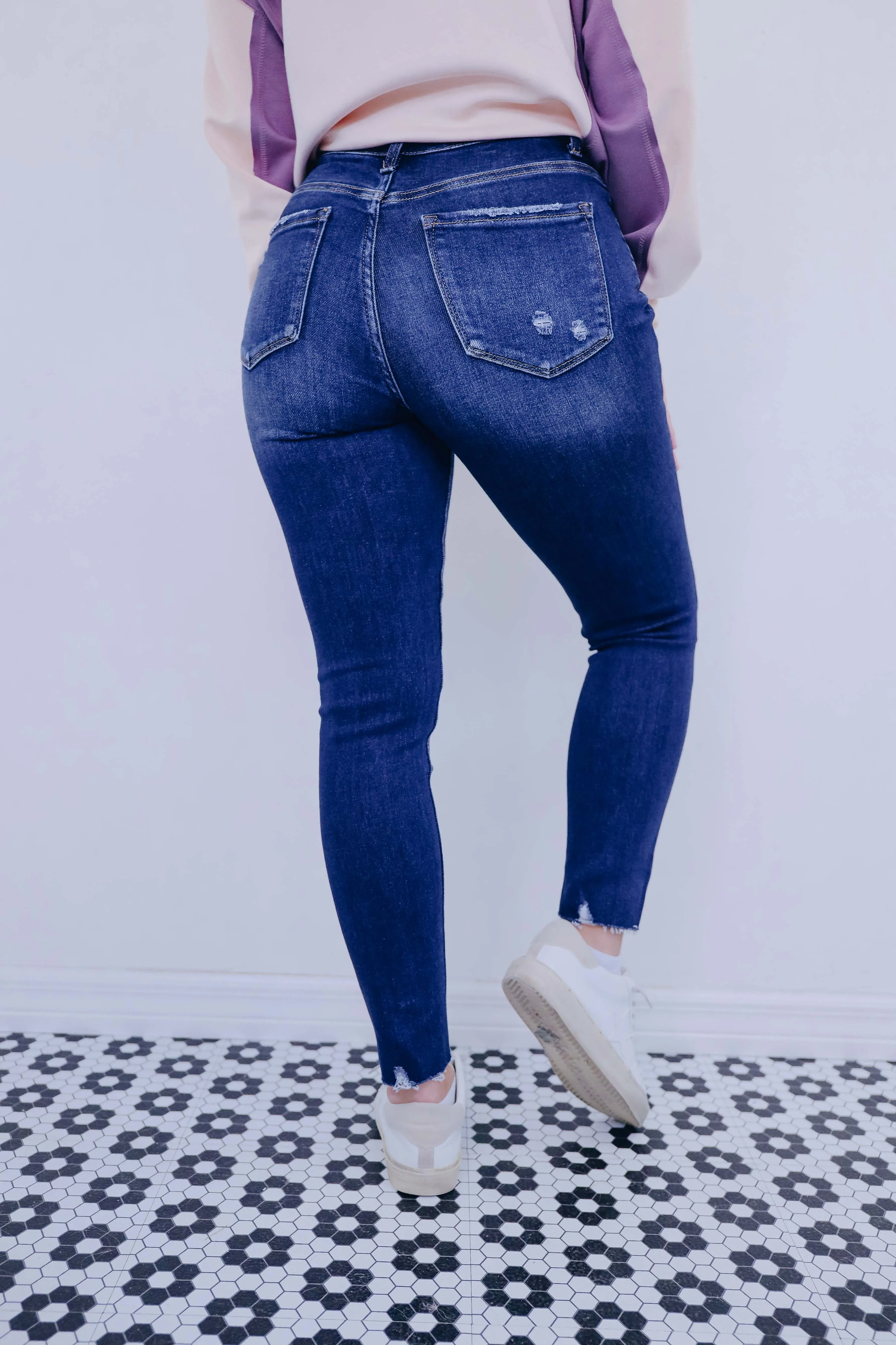 Simeon High Rise Cropped Skinny Jeans