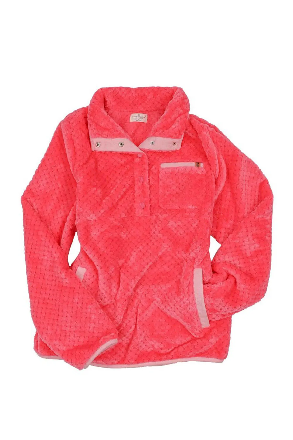 Simply Southern Simply Soft Pullover for Women in Pink | PP-0224-PULL-SMPSFT-PINK