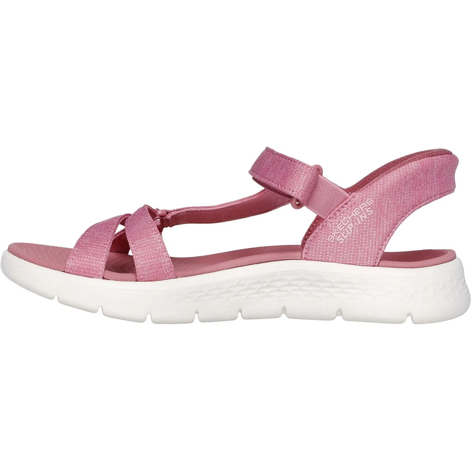 Skechers GO WALK Flex Illuminate Textile Women's Mauve Sandals
